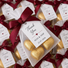 Load image into Gallery viewer, Personalised organza favor bags
