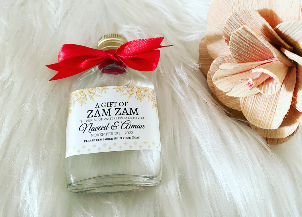 Flask personalised Zam Zam bottles - Various sizes