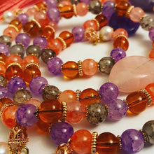 Load image into Gallery viewer, Sunset Multi Colour - Ready Made Personalised Prayer Beads
