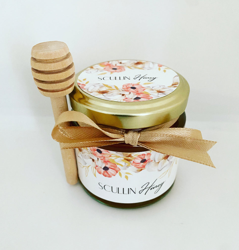 100% 125g pure Honey Jars Personalised Wedding Favours