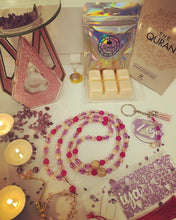 Load image into Gallery viewer, Personalised Deluxe Oil / Wax Burner gift set - Tasbih , Keyring, Bookmark, Scents and More
