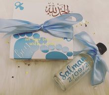 Load image into Gallery viewer, Baby Shower/ Party Wedding Favour Box and Zam Zam Water
