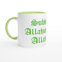 Load image into Gallery viewer, White 11oz Ceramic Mug with Color Inside
